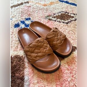 FREDA SALVADOR //Braided Leather Slides